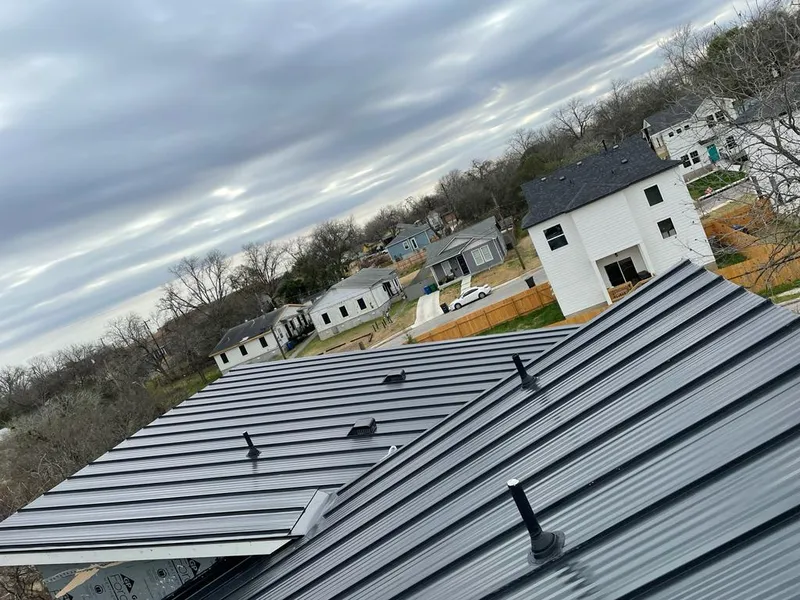 Standing seam metal roof panels with vents for Skylight Repair in New Carrollton